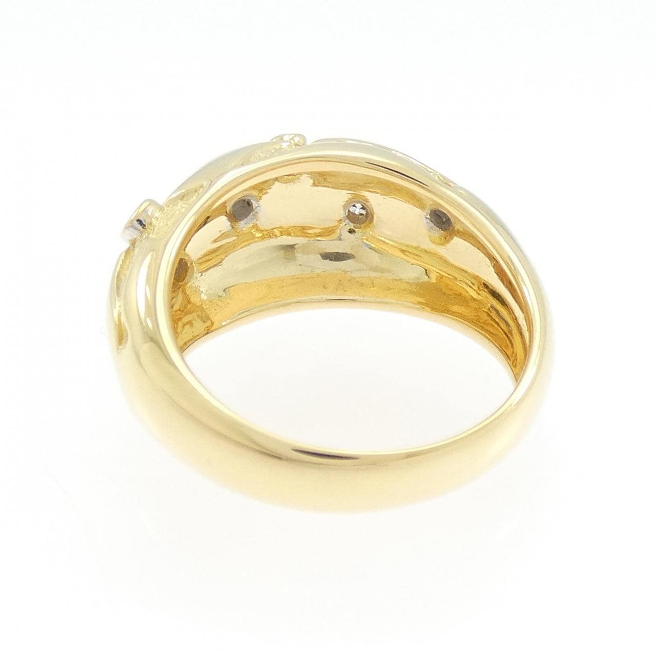 750YG ダイヤモンド リング