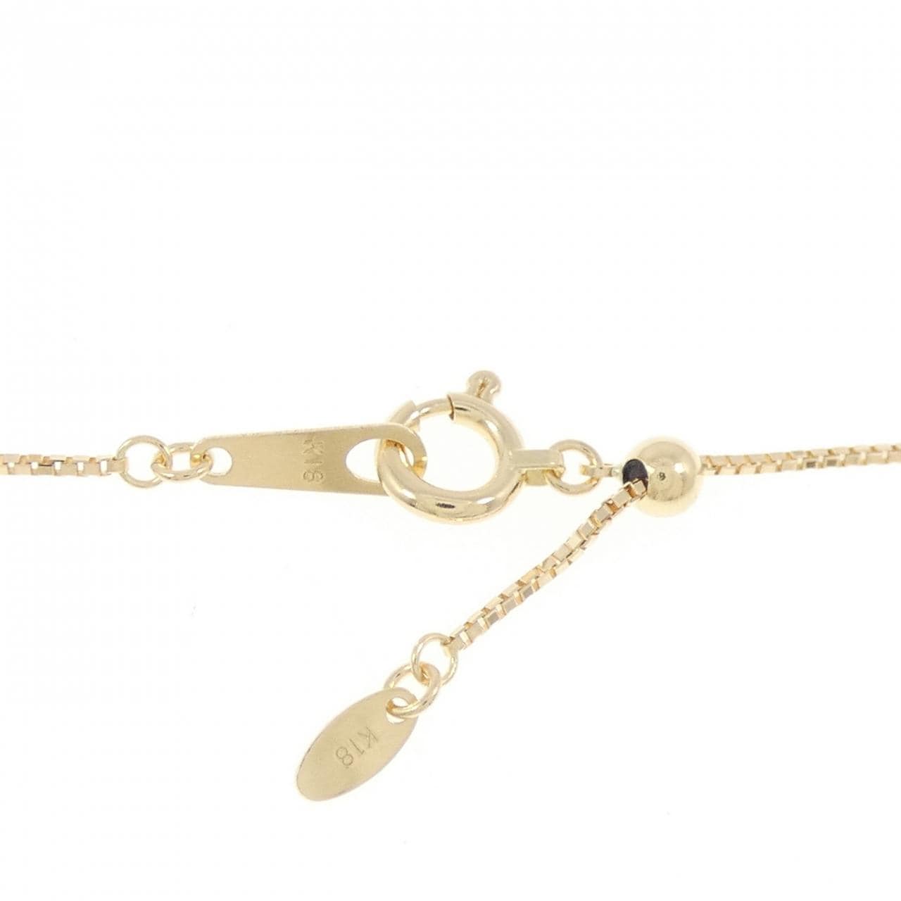 K18YG クロス ダイヤモンド ネックレス 0.50CT