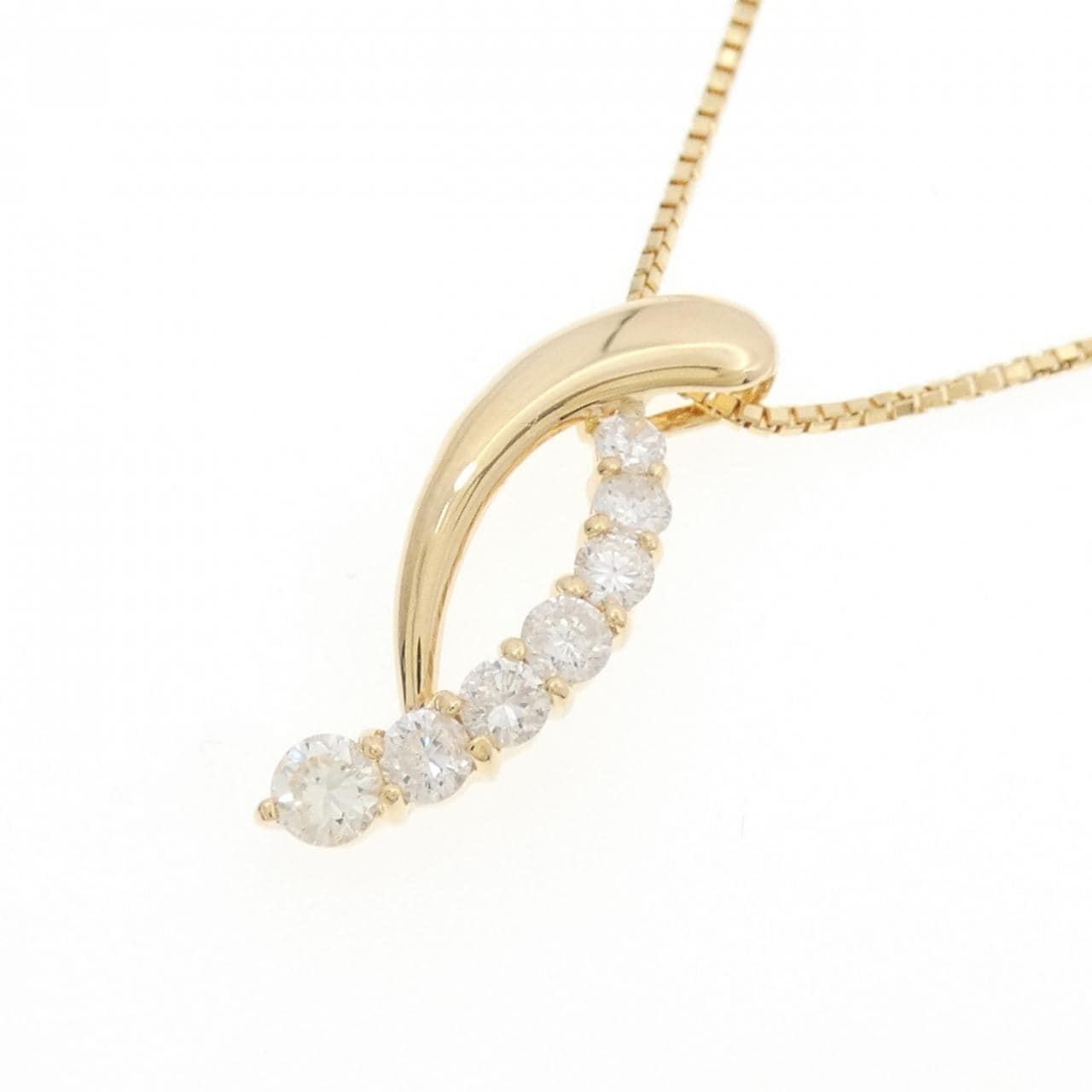 K18YG ダイヤモンド ネックレス 0.50CT