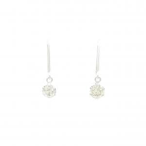 PT900 ダイヤモンド ピアス 0.40CT