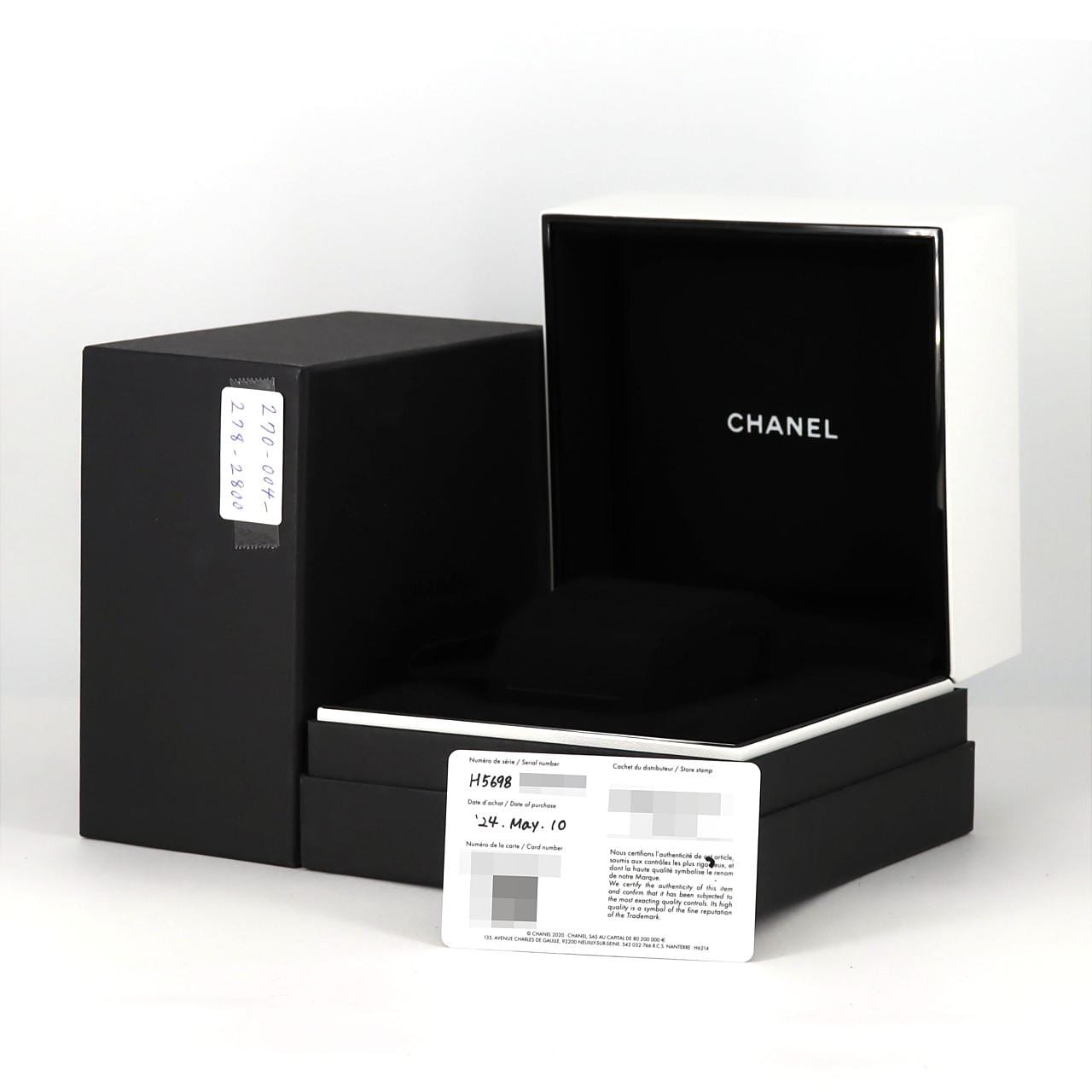 シャネル J12 33mmセラミック H5698 セラミック クォーツ