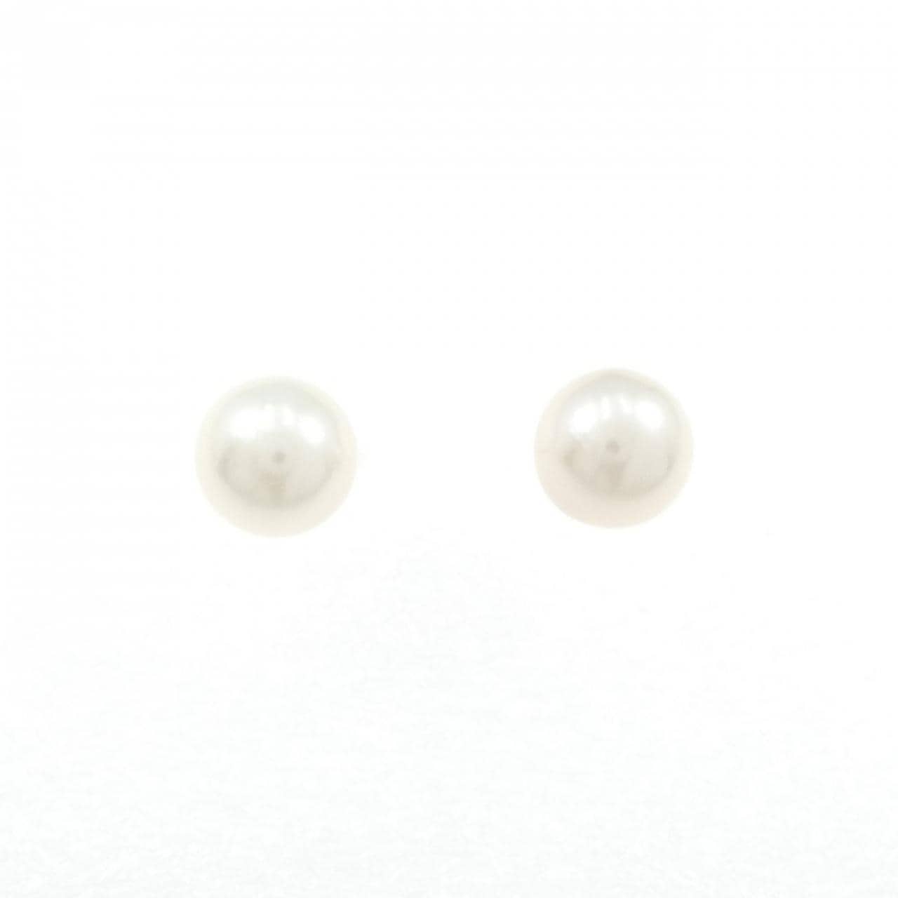 K18YG アコヤパール ピアス 7.7mm