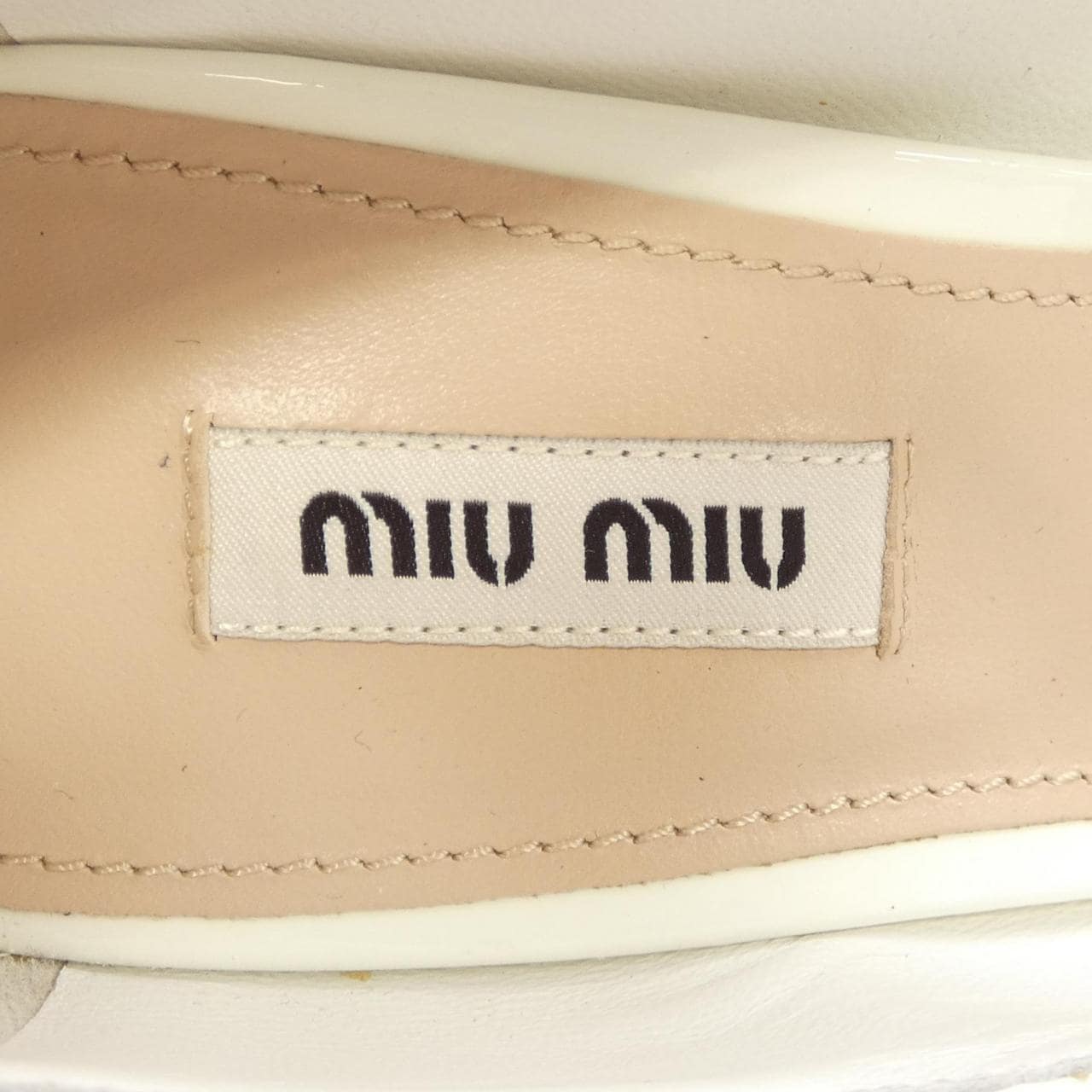 ミュウミュウ MIU MIU メタルチェーン 5I248D パンプス
