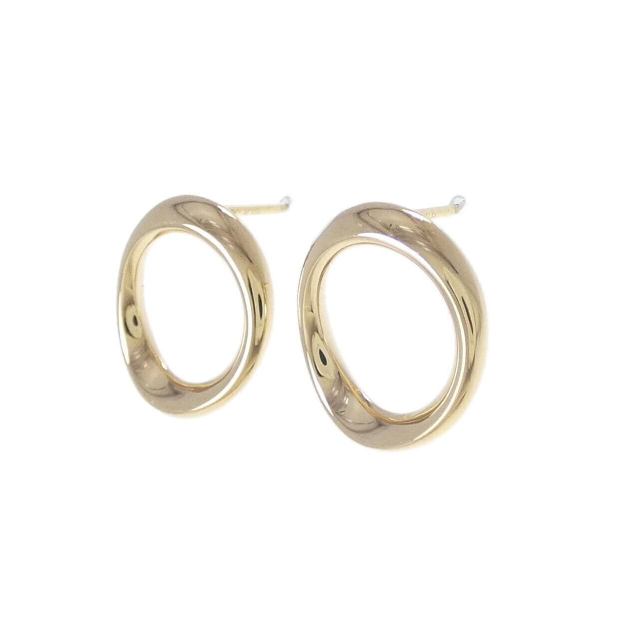 4゜C K18YG ピアス