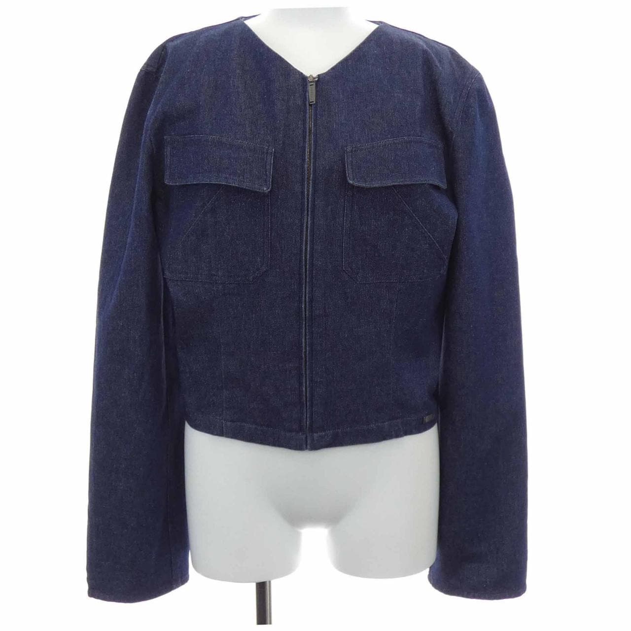 【ヴィンテージ】シャネル CHANEL IDENTFICATION P14592V08345 00C デニムジャケット