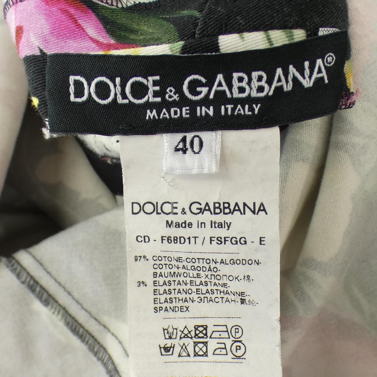 ドルチェアンドガッバーナ DOLCE&GABBANA F68D1T/FSFGG ワンピース