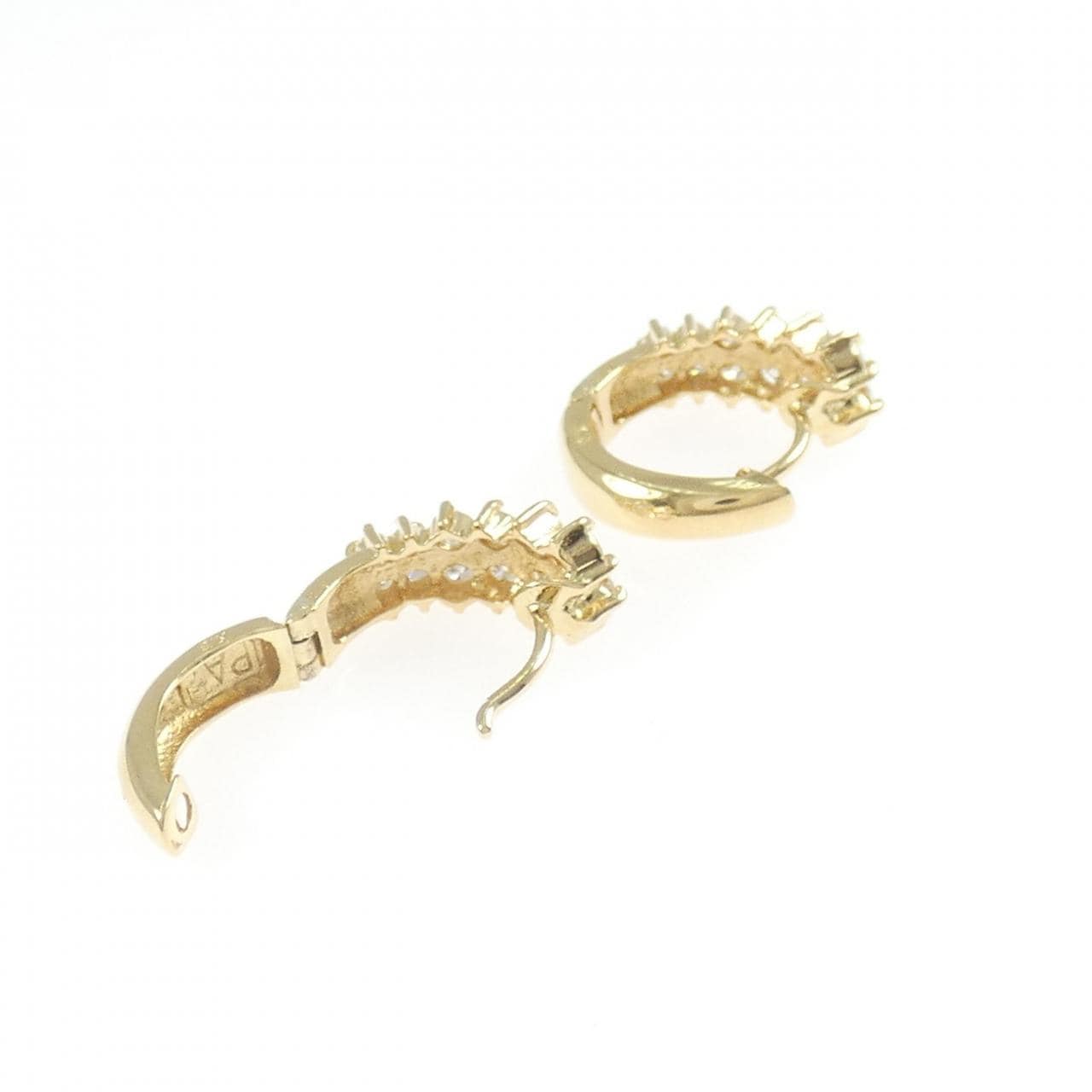K18YG ダイヤモンド ピアス 0.70CT
