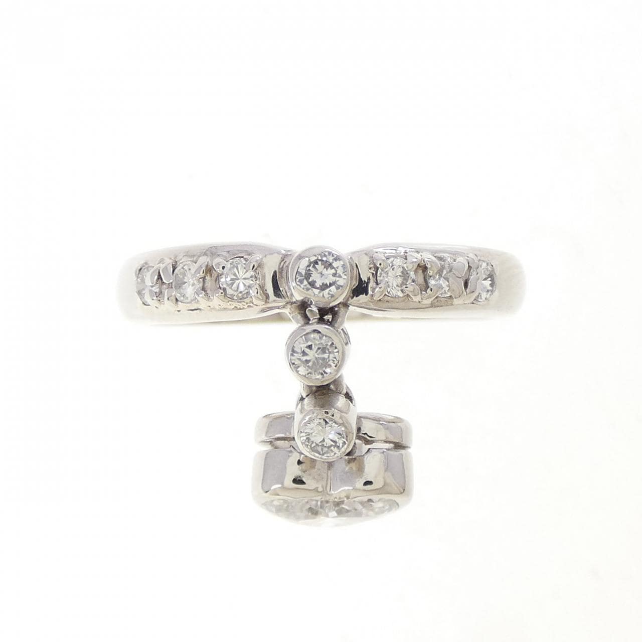 PT900 ハート ダイヤモンド リング 0.48CT