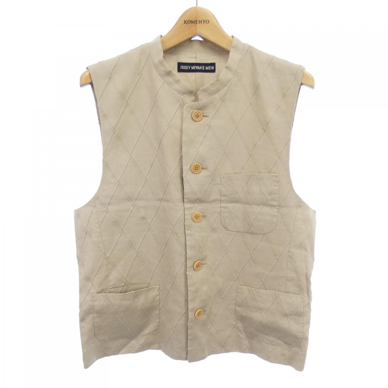 ISSEY MIYAKE 80s 90s パネル 切り替え ニットベスト Issey Miyake