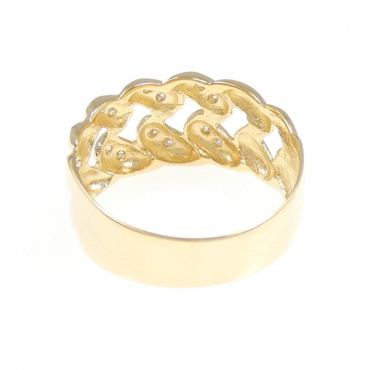 K18YG ダイヤモンド リング 0.085CT