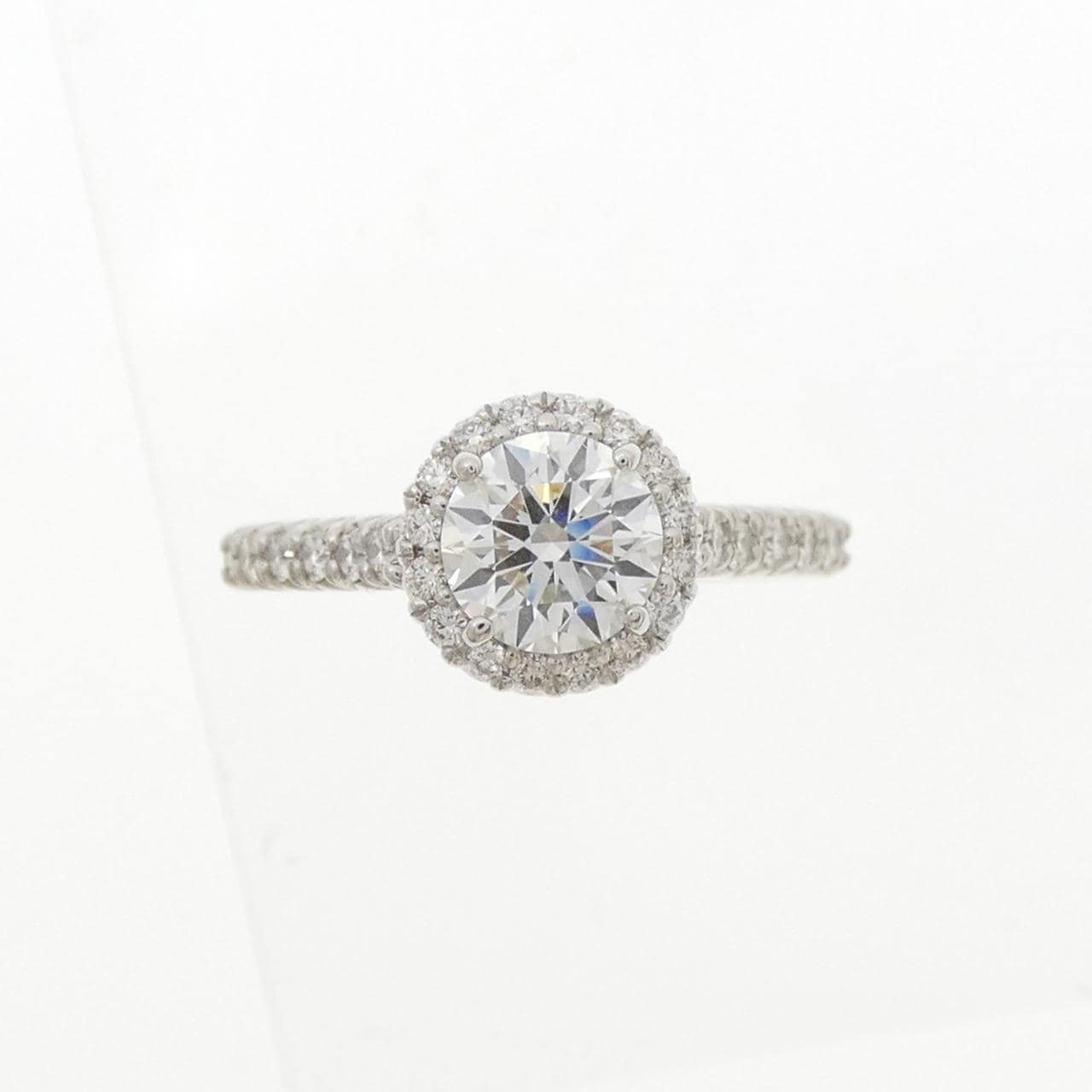 PT950 ダイヤモンド リング 0.693CT G VS1 3EXT H＆C