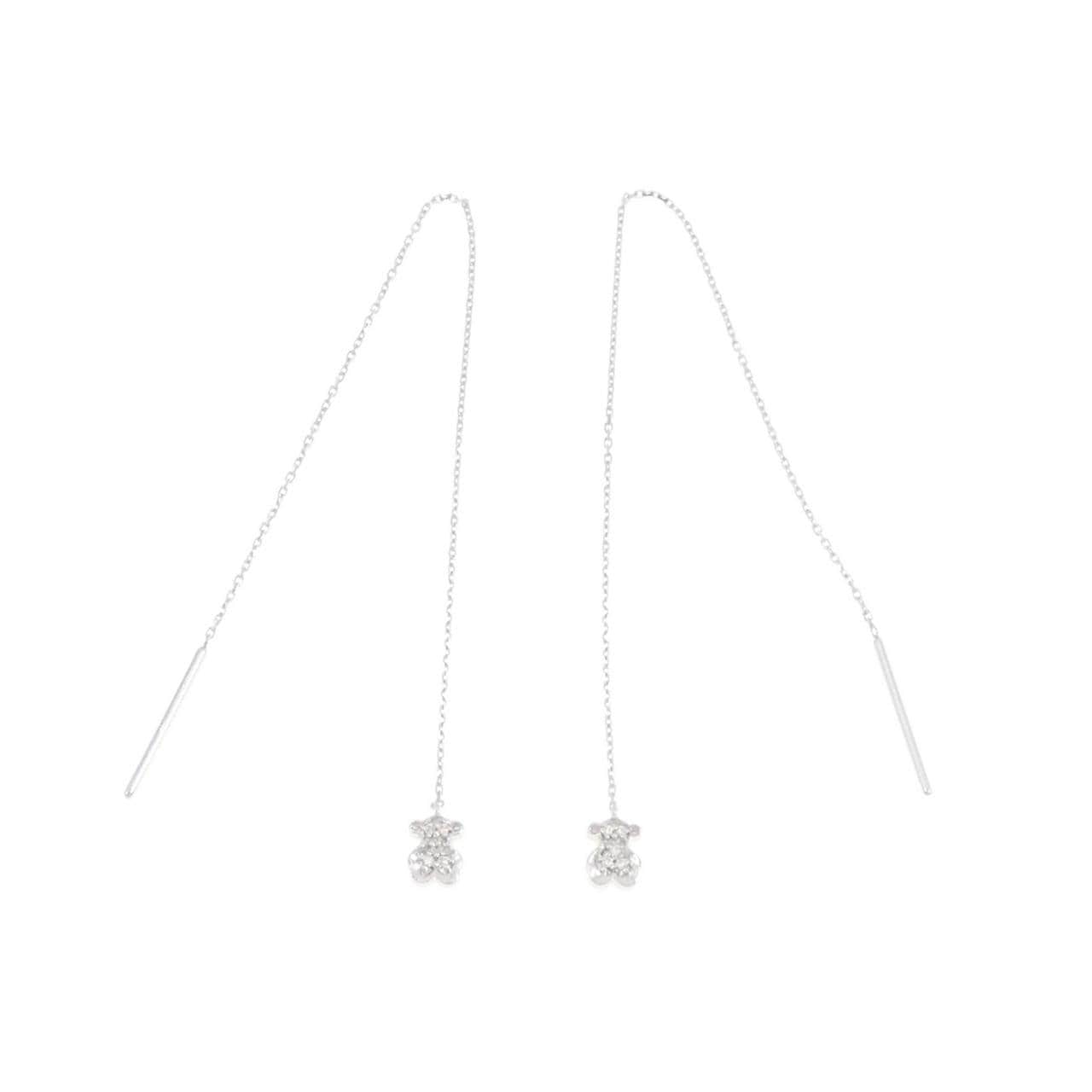 750WG Diamond earrings