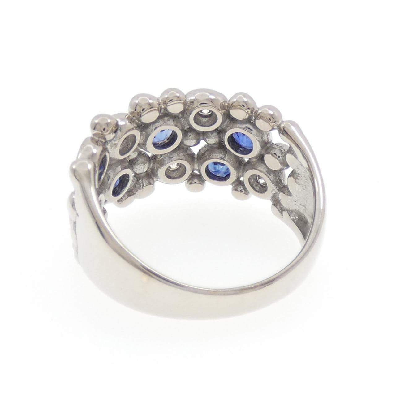 K18WG サファイヤ リング 0.935CT