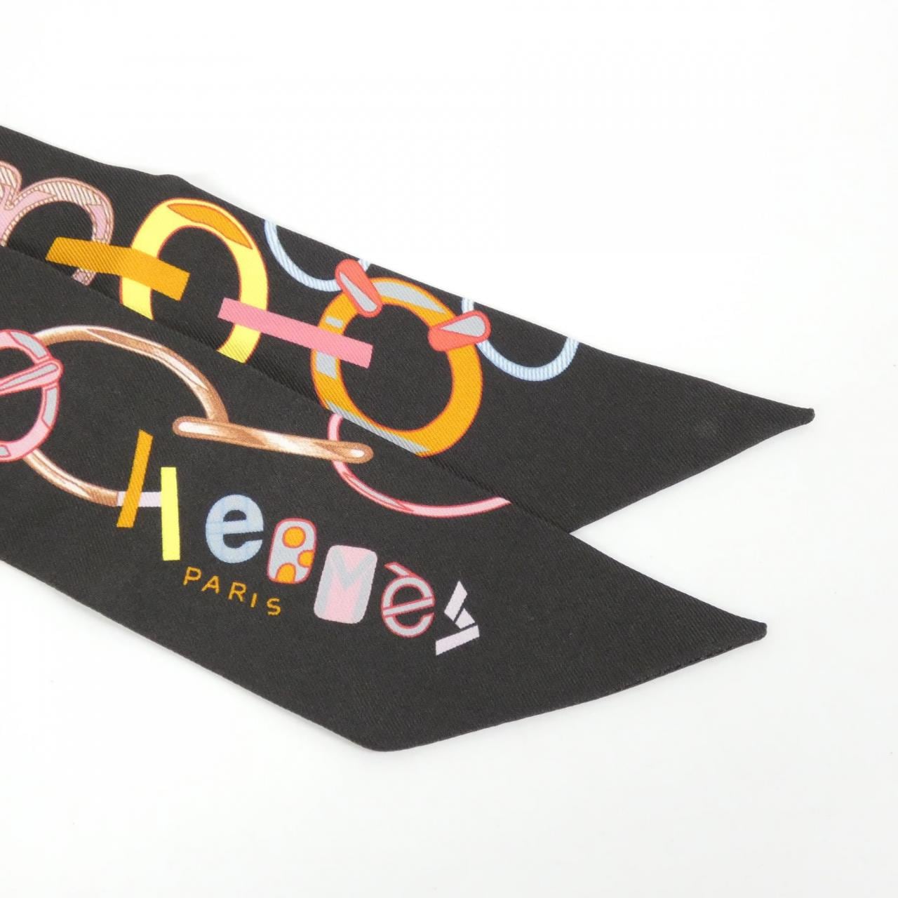 エルメス DO RE BOUCLES ツイリー 063951S スカーフ