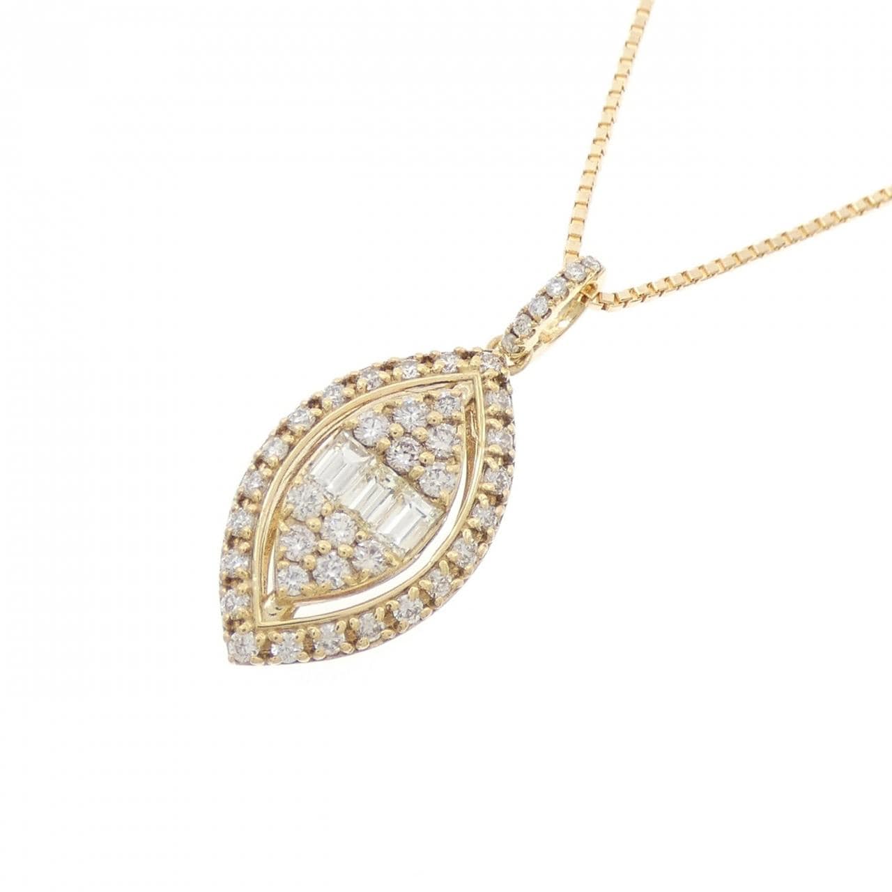 K18YG ダイヤモンド ネックレス 0.50CT