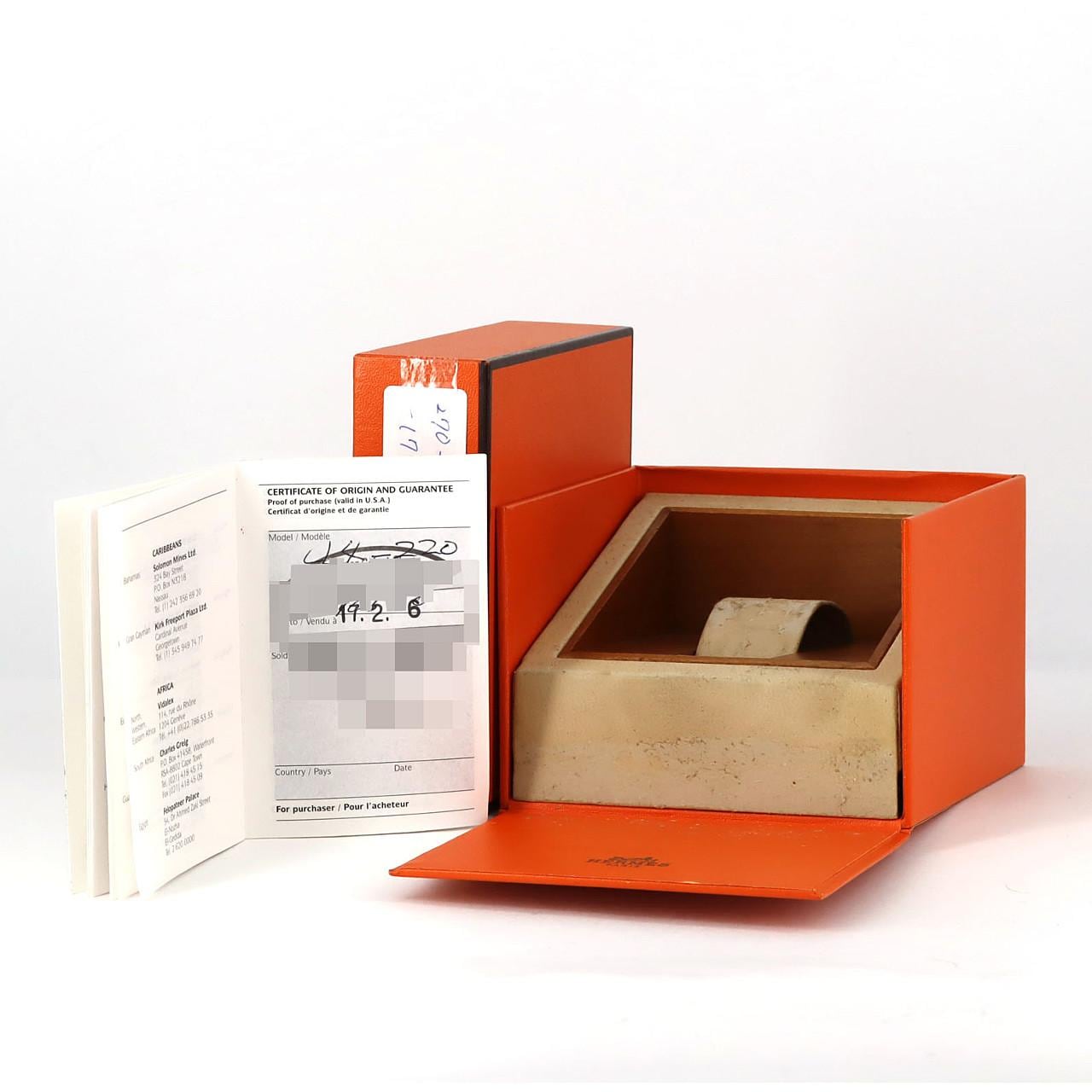 エルメス クリッパーナクレ コンビ CL4.220 SSxGP クォーツ