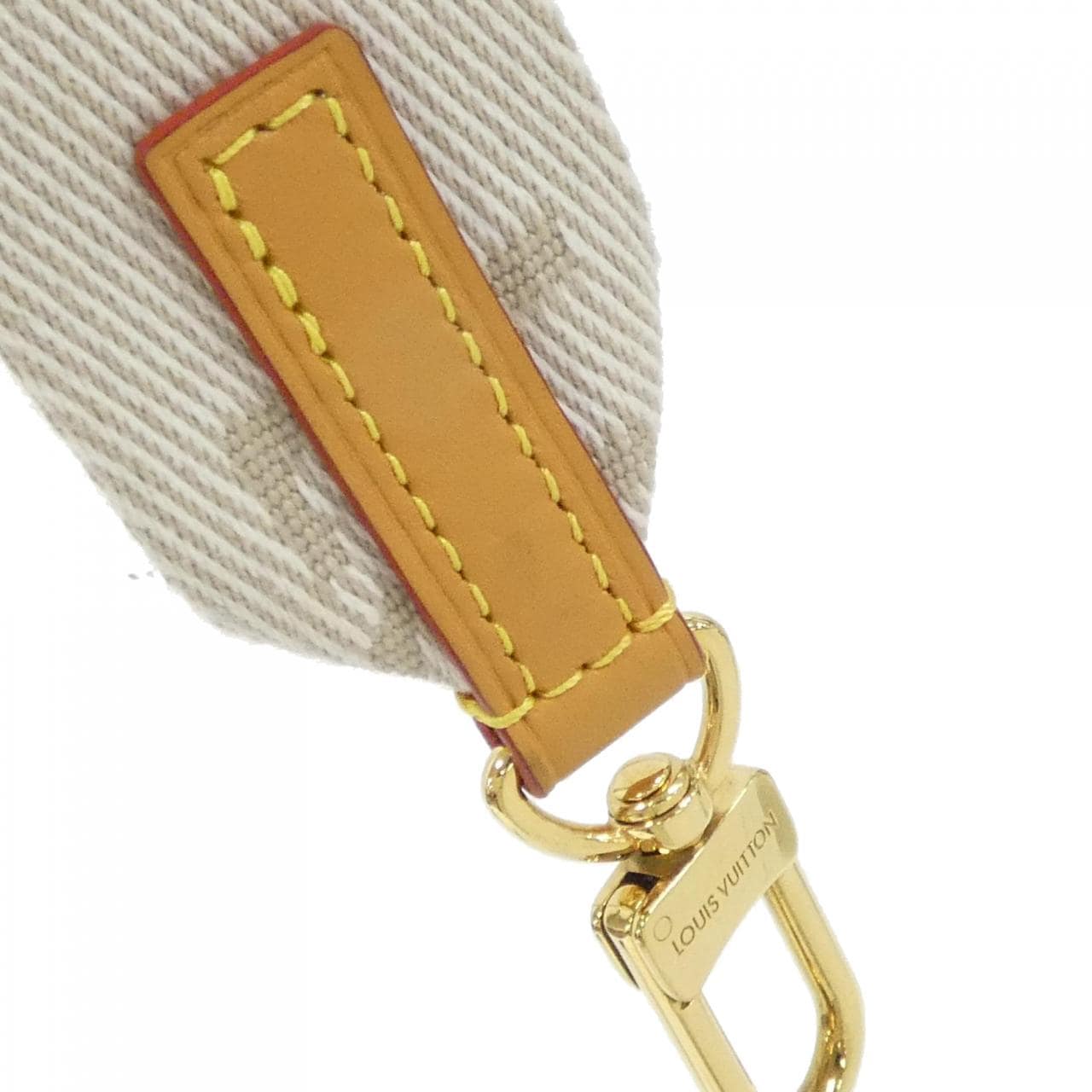ルイヴィトン モノグラム ストライプ(LVスクエアード) ダブル フォン ポーチ M81005 ショルダーバッグ