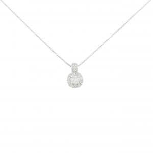K18WG ダイヤモンド ネックレス 0.09CT