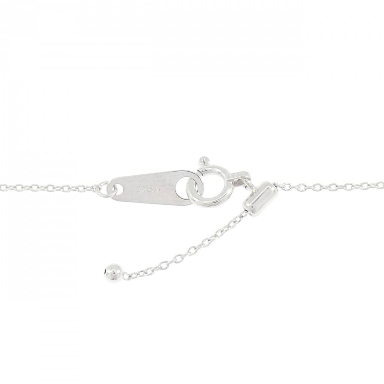 K18WG ダイヤモンド ネックレス 0.50CT