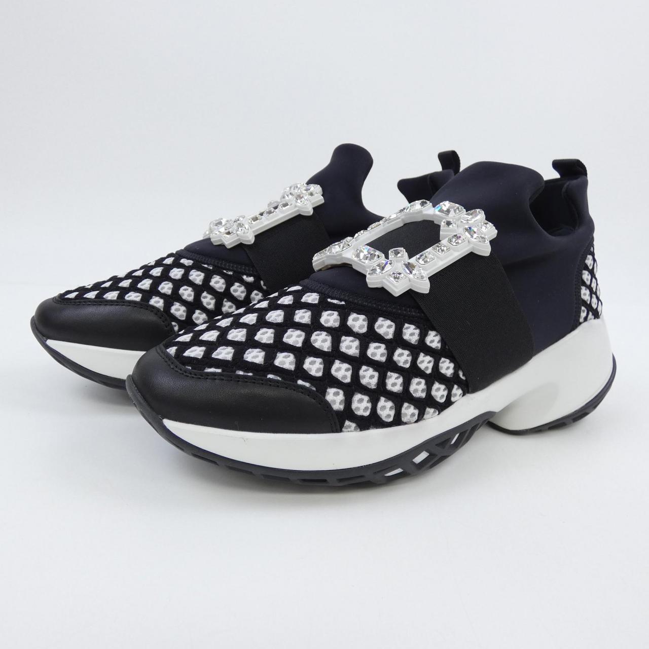 ロジェヴィヴィエ ROGER VIVIER ヴィヴ ラン　ストラスバックル スニーカー