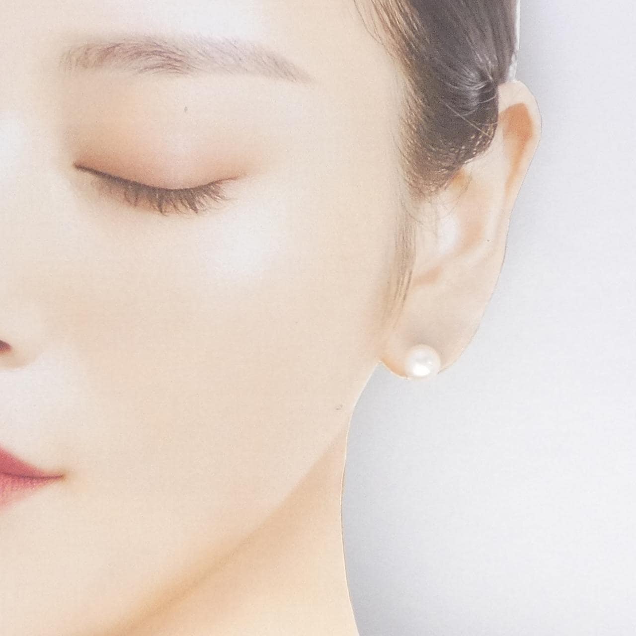 K18YG アコヤパール ピアス 8.1mm