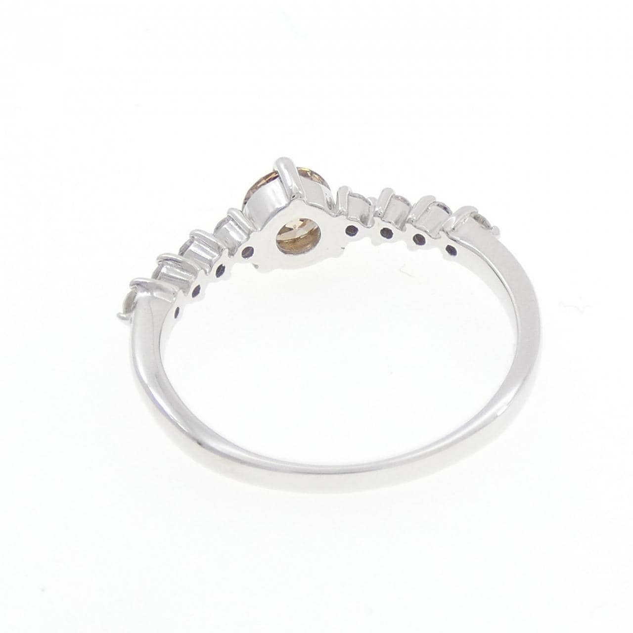 K18WG ダイヤモンド リング