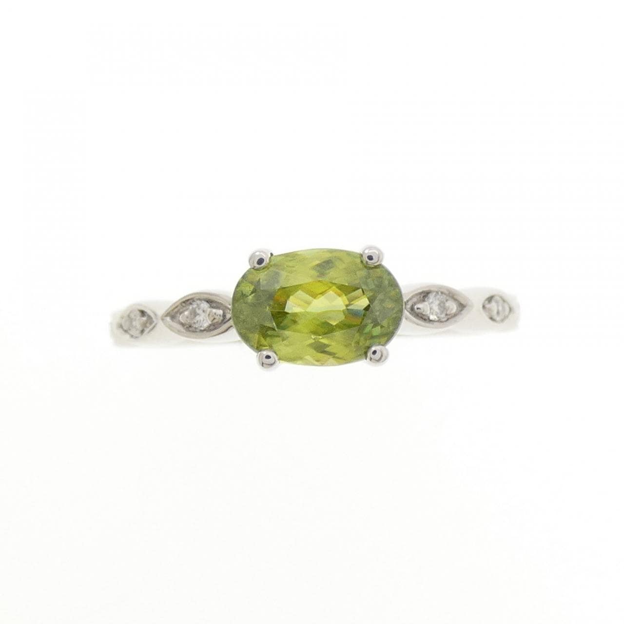 PT950 スフェーン リング 0.91CT
