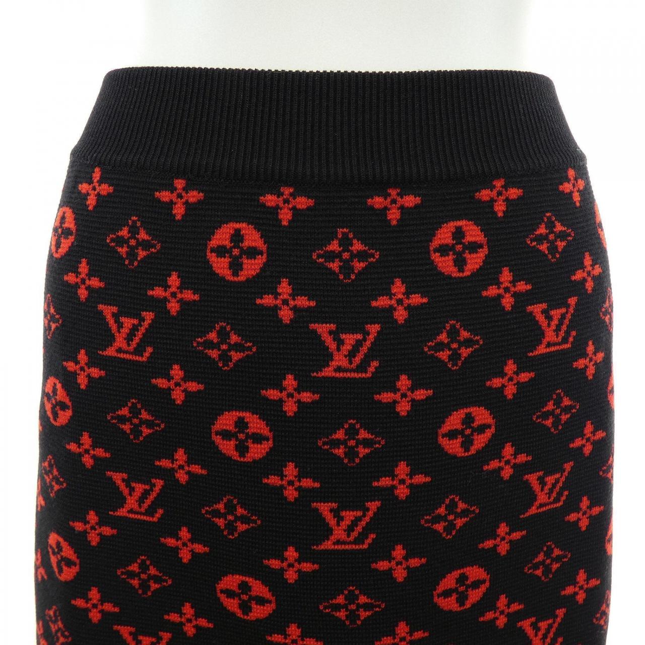 ルイヴィトン LOUIS VUITTON モノグラムウールニットAライン FJKZ03XZS スカート