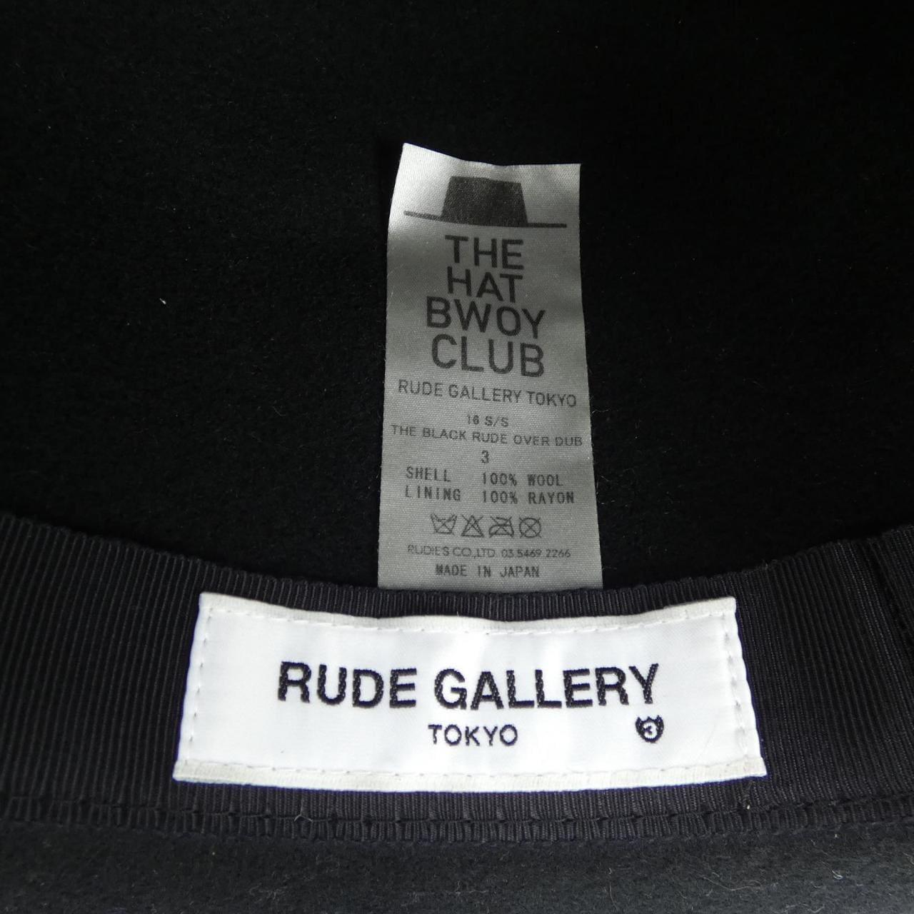 RUDE GALLERY ハット