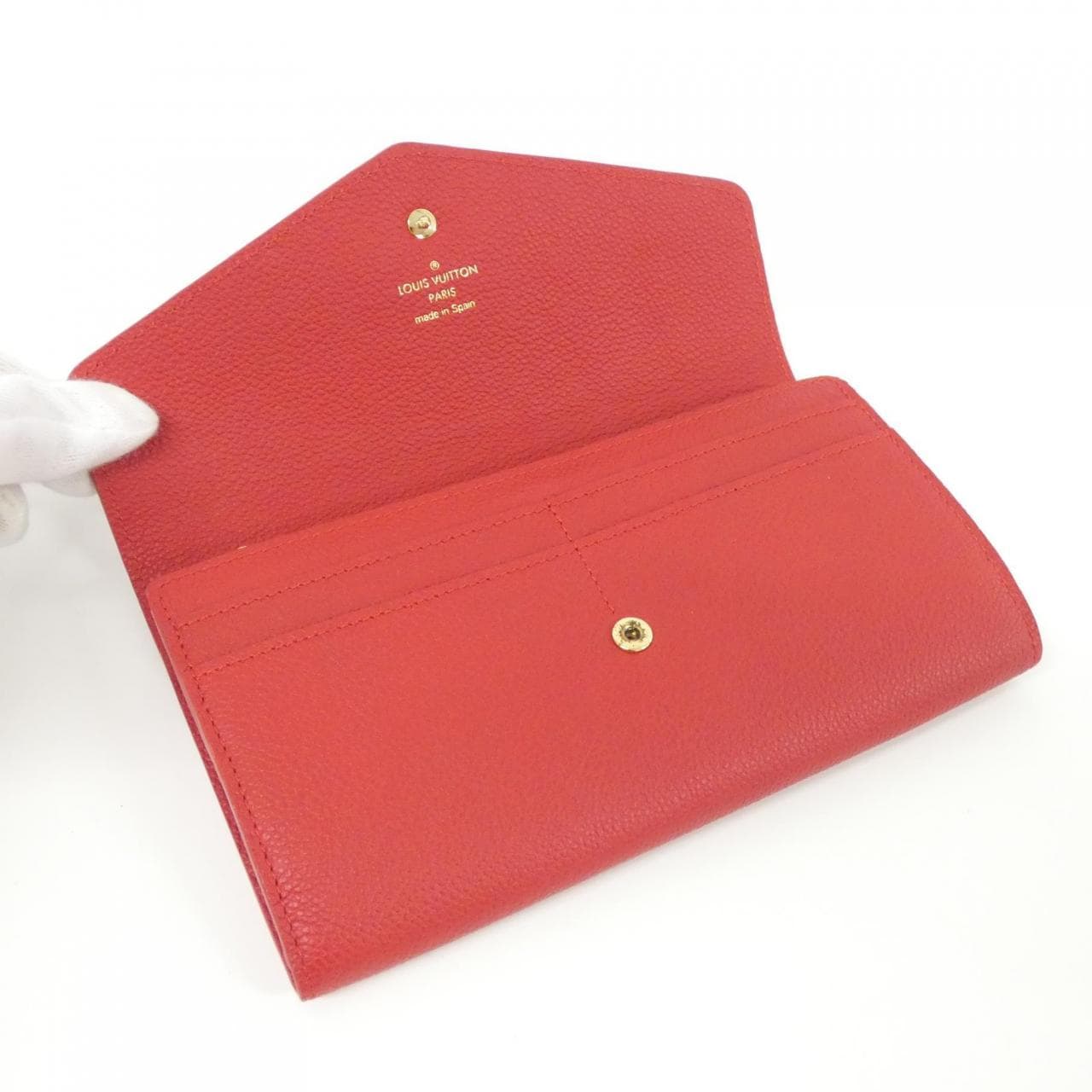 LOUIS VUITTON Monogram Empreinte Portefeuille Sarah M64816 Wallet