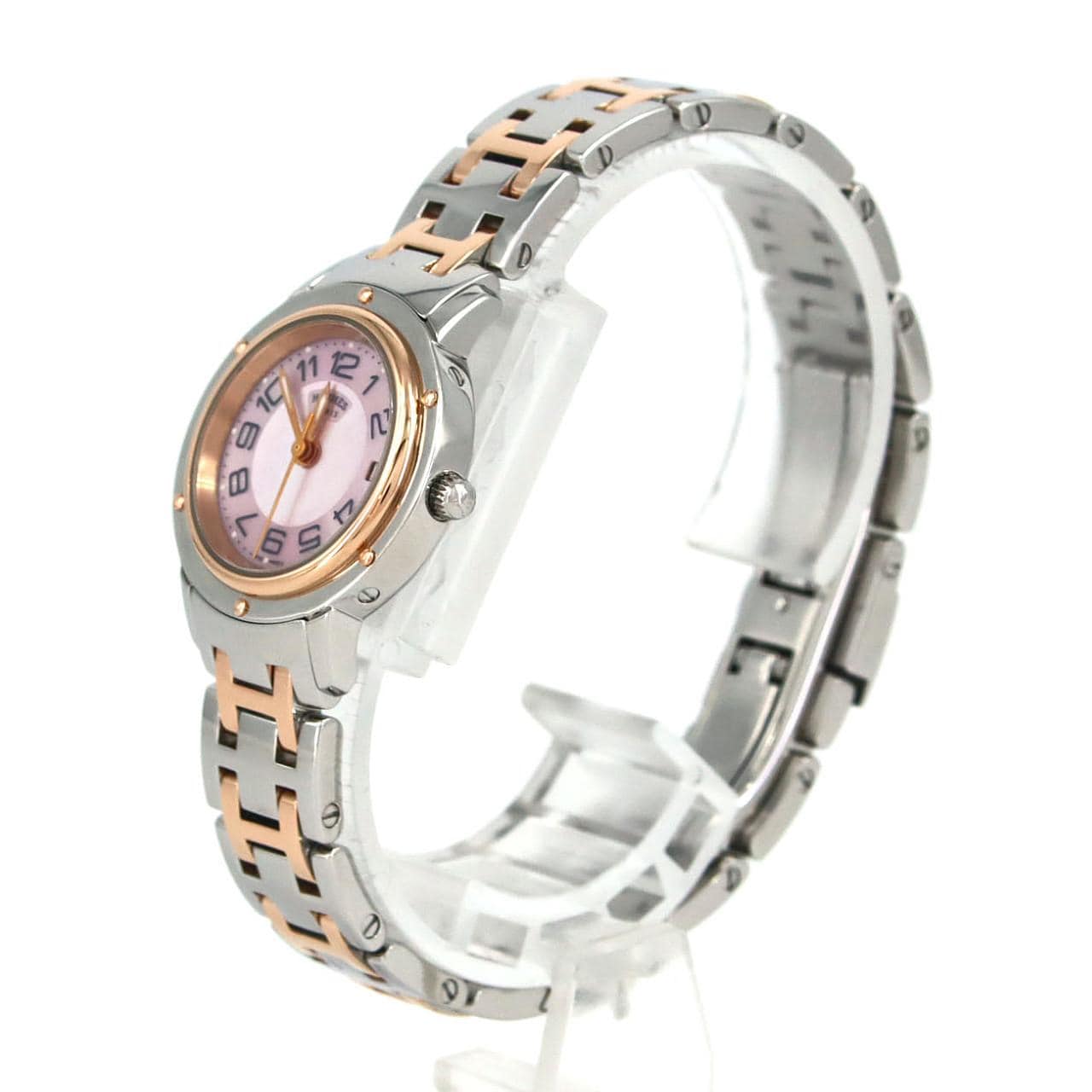 エルメス クリッパークラシック　PGコンビ CP1.221 SSxPG クォーツ