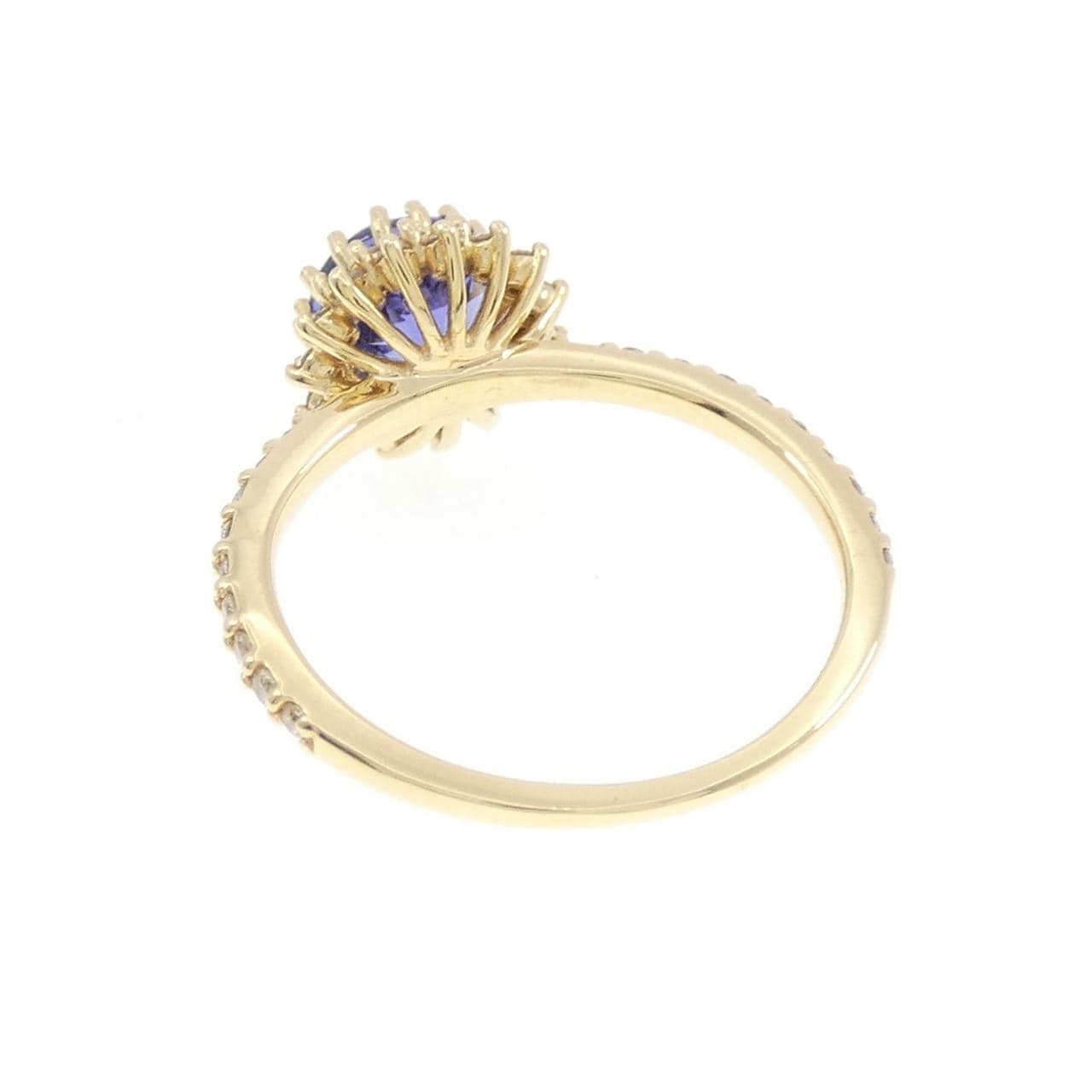 K18YG タンザナイト リング 0.96CT