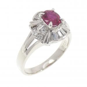 PT900 ルビー リング 0.46CT