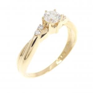 K18YG ダイヤモンド リング 0.28CT