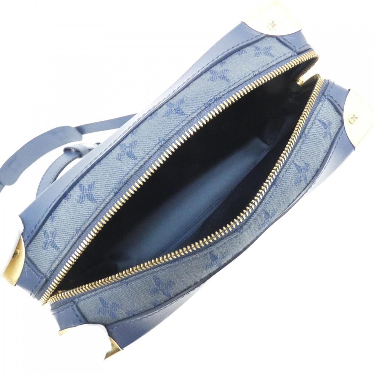 LOUIS VUITTON Monogram Denim Soft Trunk M44723 单肩包