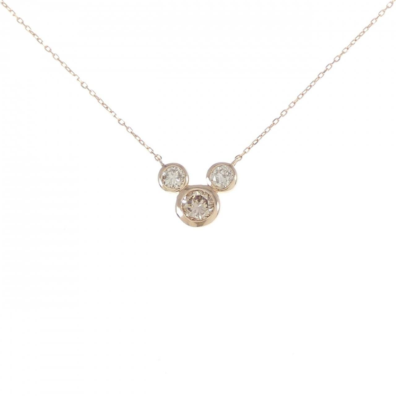 K18PG ダイヤモンド ネックレス 0.50CT