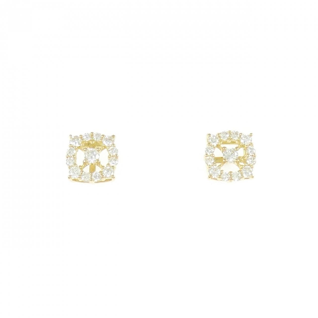 【リメイク】K18YG ダイヤモンド ピアス 0.20CT