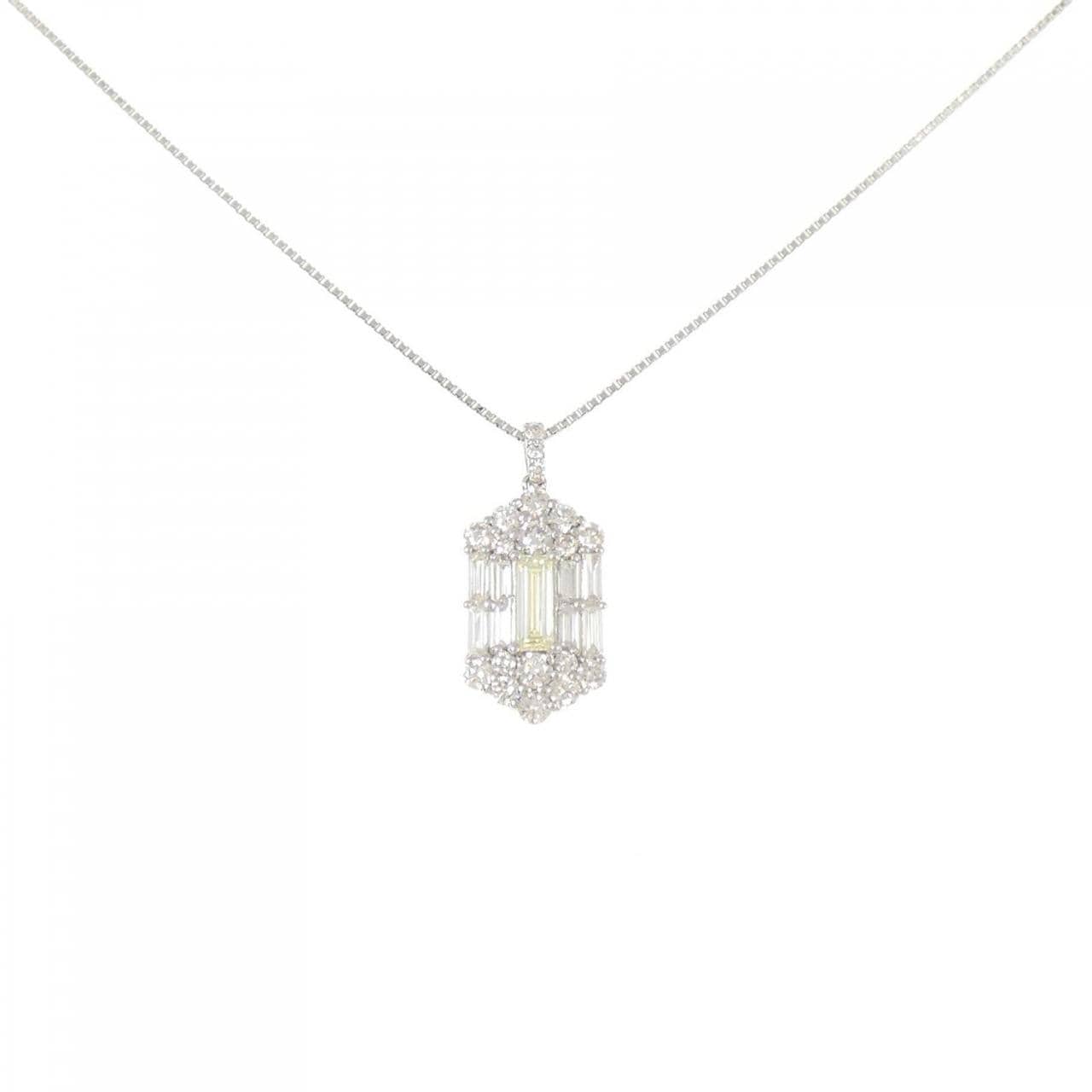 PT900/PT850 Diamond Necklace 0.30CT