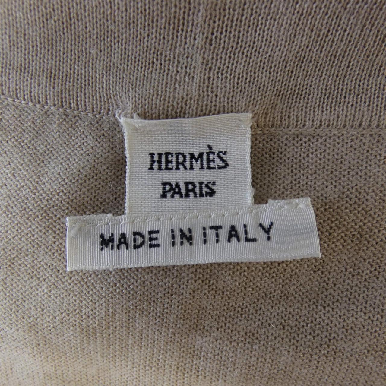 エルメス HERMES ツイルレーヌ ロングカーディガン