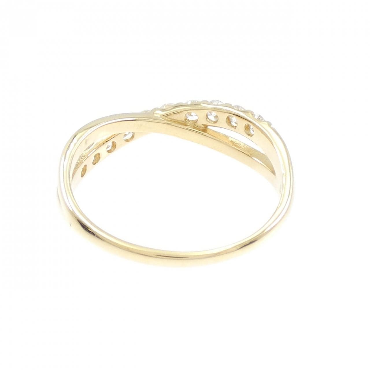 【リメイク】K18YG ダイヤモンド リング 0.30CT