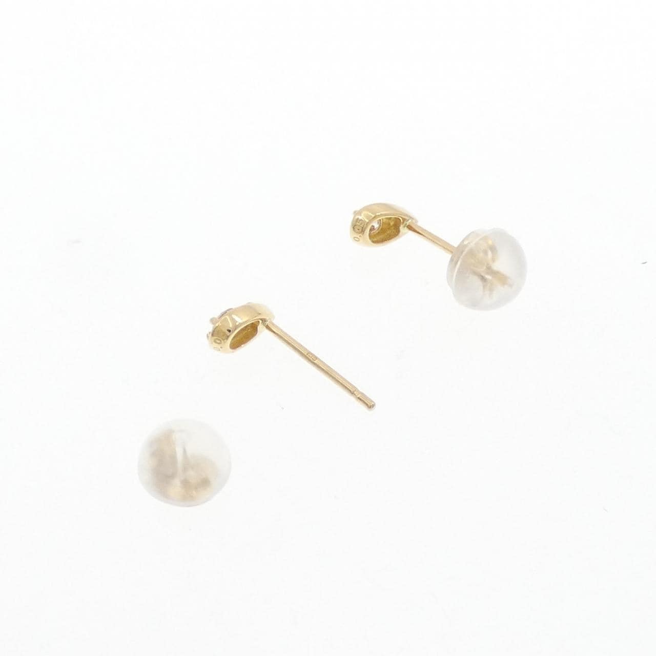 K18YG鑽石耳環0.10CT