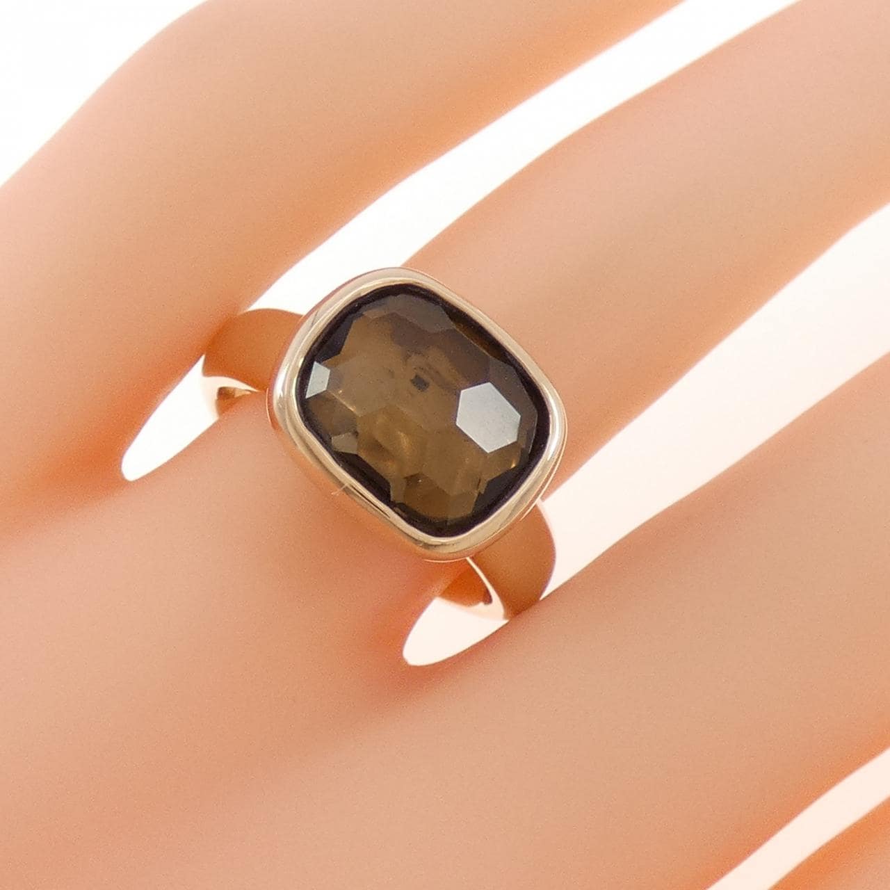 ヴェレッタ オッターヴァ スモーキークオーツ リング