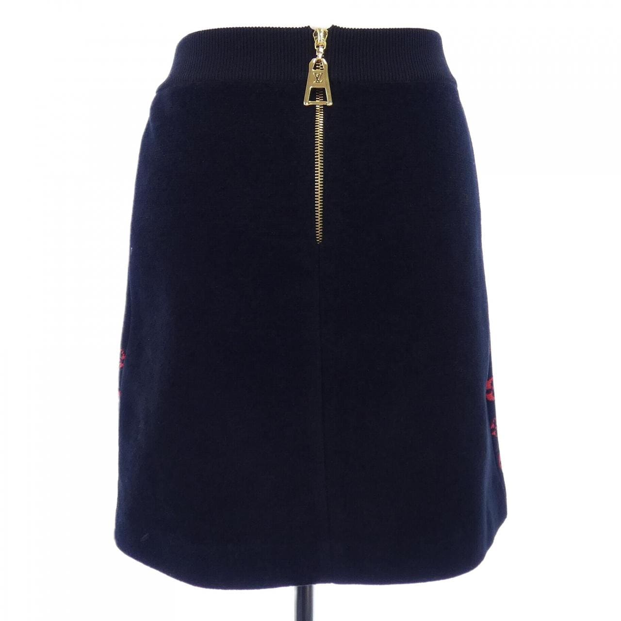 ルイヴィトン LOUIS VUITTON モノグラムウールニットAライン FJKZ03XZS スカート