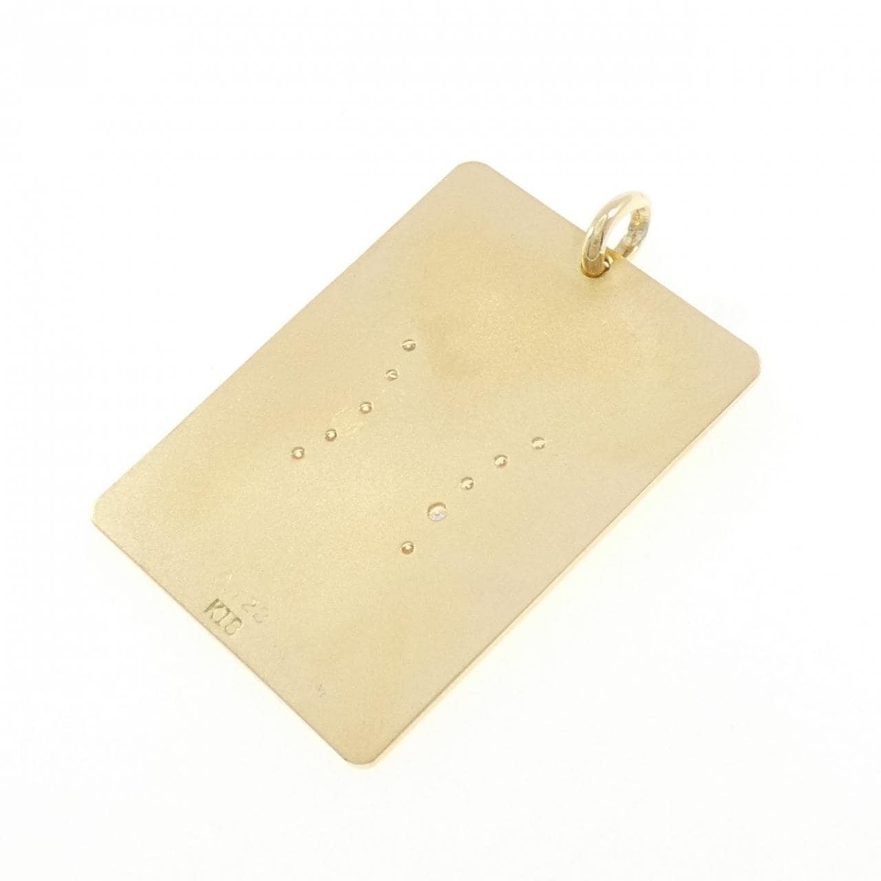 K18YG ダイヤモンド ペンダント 0.128CT