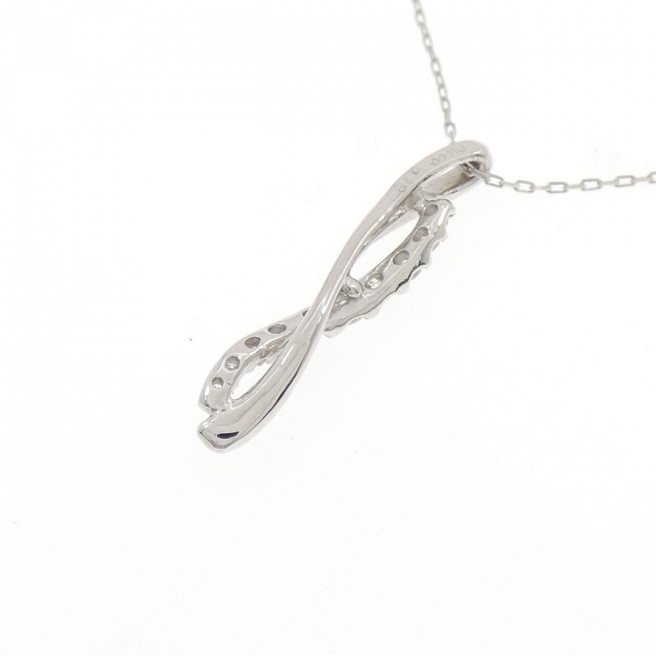 PT900/PT850 ダイヤモンド ネックレス 0.12CT