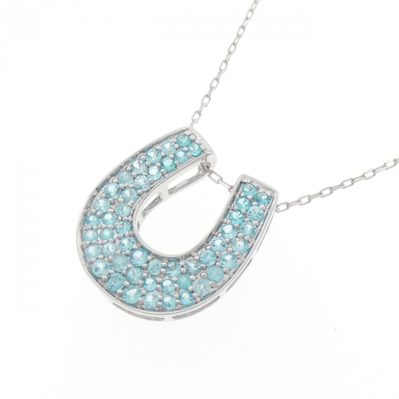 K18WG トルマリン ネックレス 0.45CT