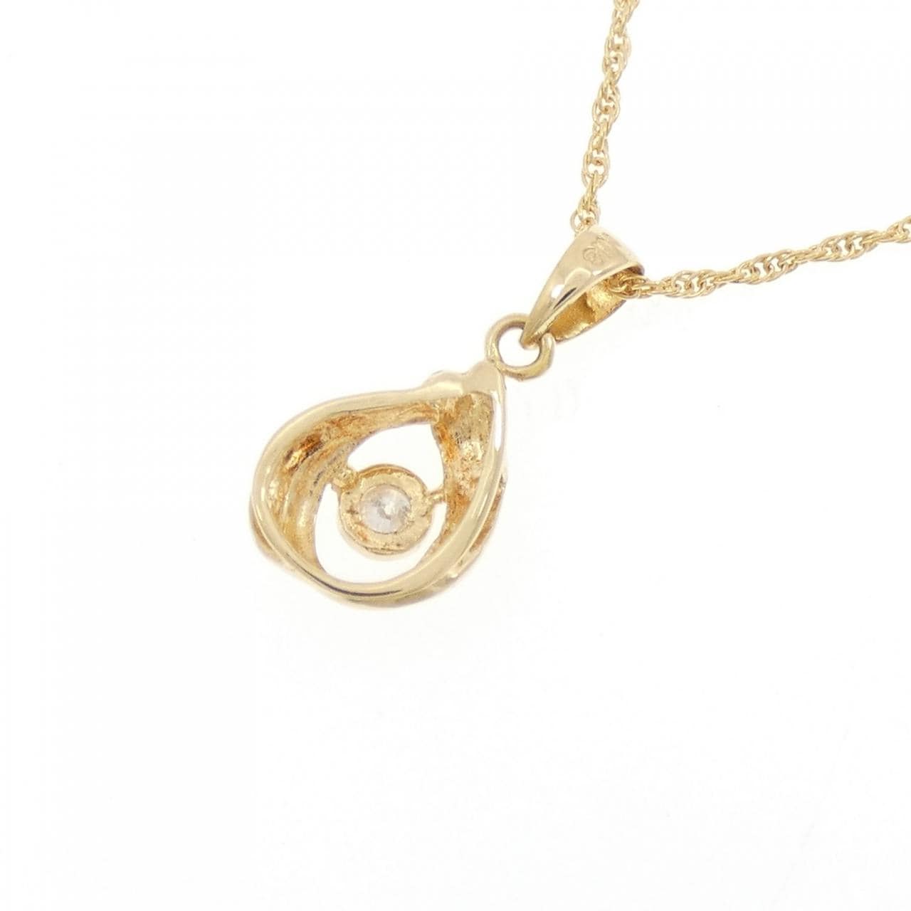 K18YG ダイヤモンド ネックレス