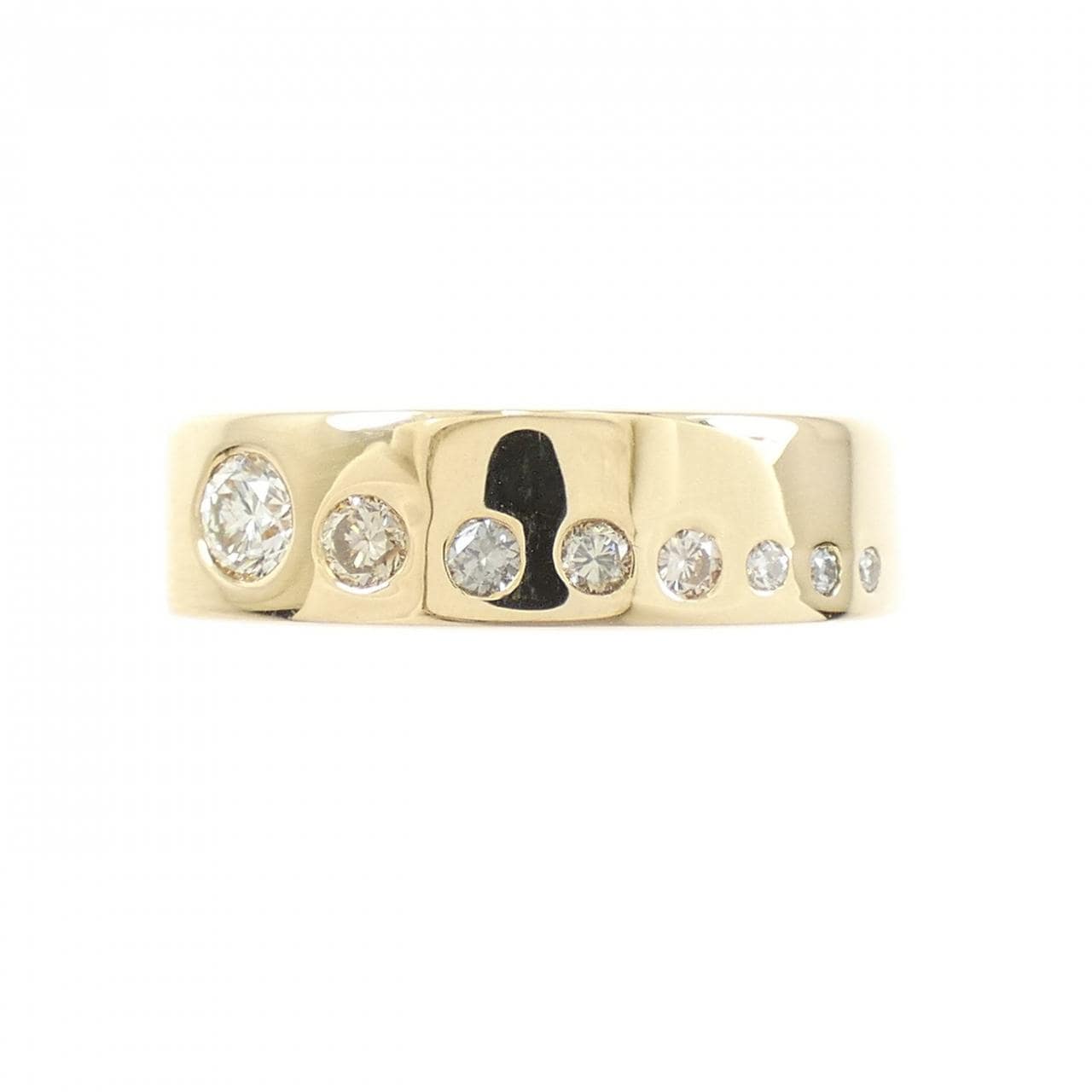 K18YG ダイヤモンド リング 0.367CT