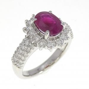 PT ルビー リング 1.66CT