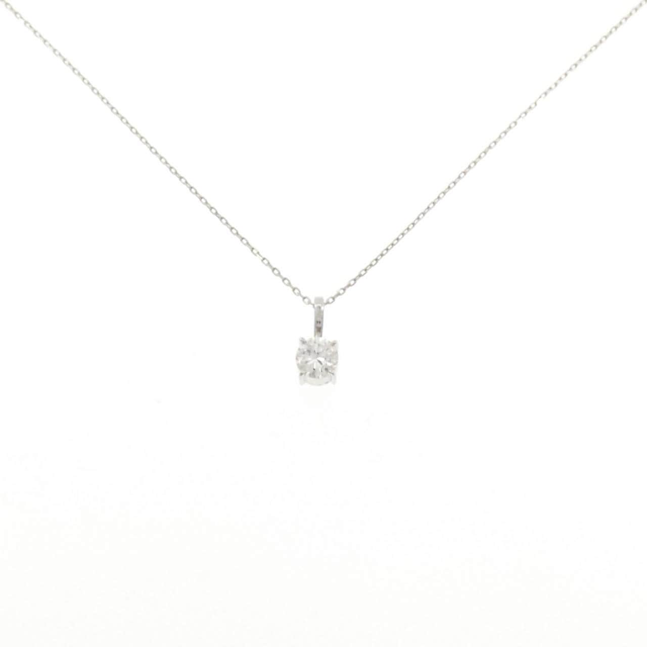 PT900/PT850 ソリティア ダイヤモンド ネックレス 0.25CT